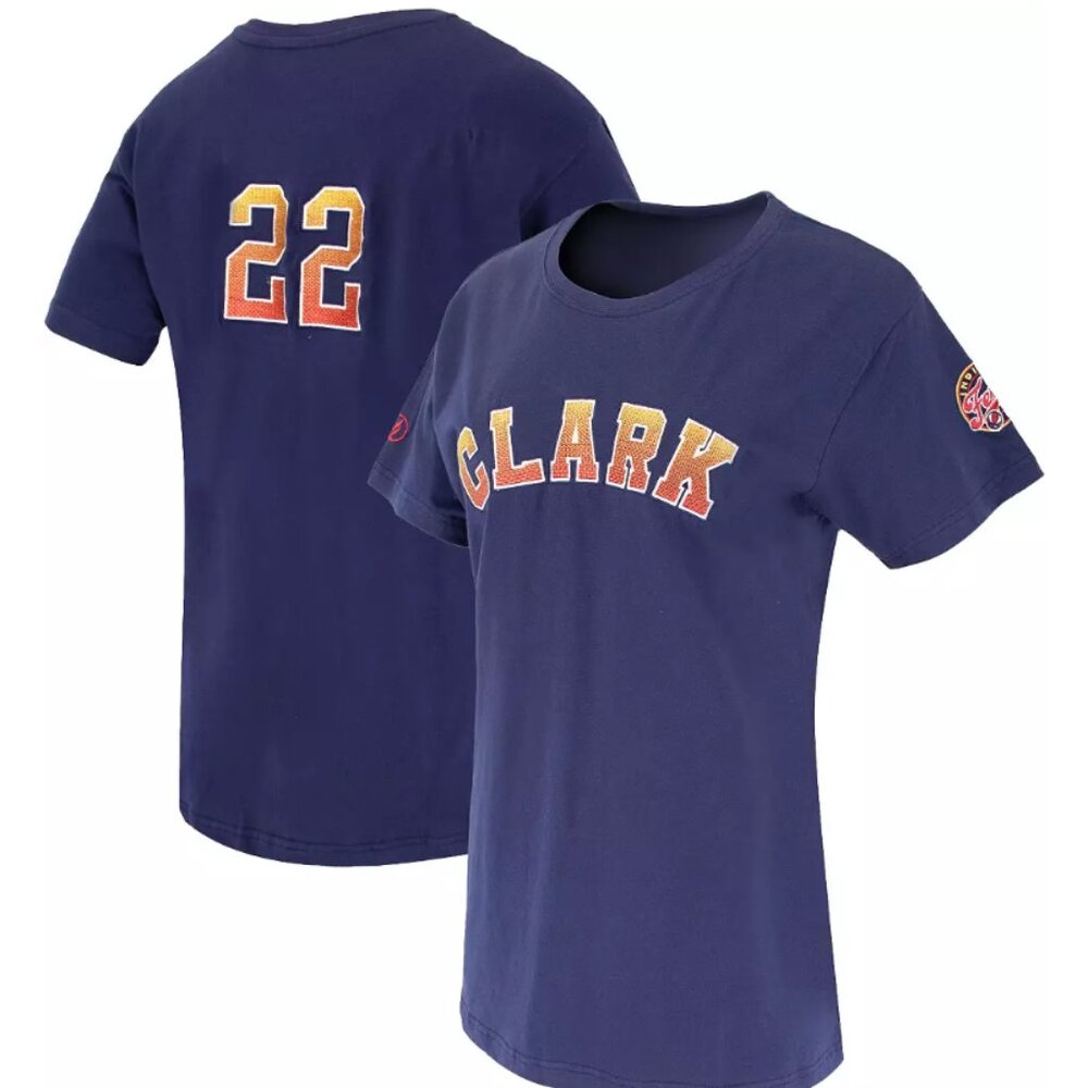 FISLL Adult Indiana Fever Caitlin Clark #22 Navy T-Shirt